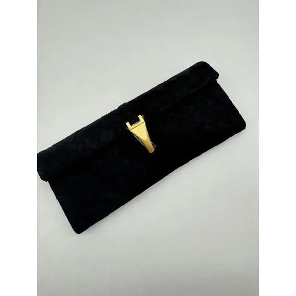 JW PEI Zaria woven suede women's clutch shoulder bag - Black - Picture 7 of 12